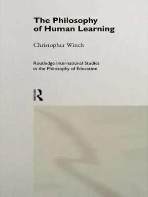 cover image of The Philosophy of Human Learning
